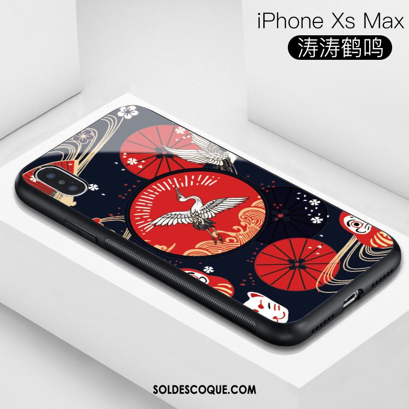 Coque iPhone Xs Max Amoureux Tout Compris Style Chinois Personnalité Incassable En Ligne