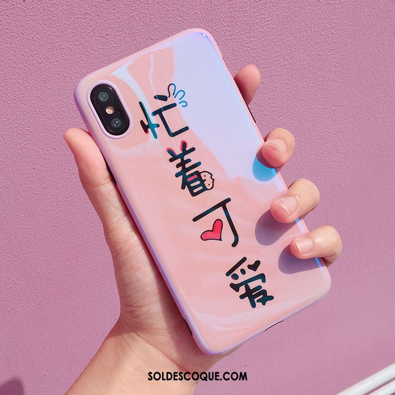 Coque iPhone Xs Max Créatif Incassable Fluide Doux Amoureux Tout Compris Soldes