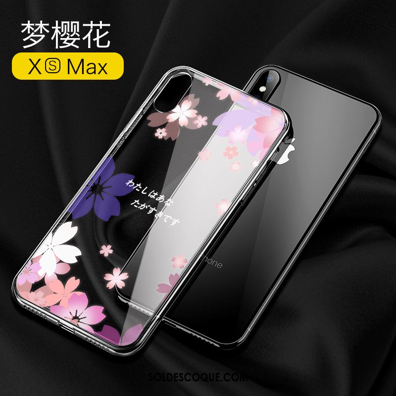 Coque iPhone Xs Max Créatif Personnalité Incassable Transparent Nouveau Pas Cher