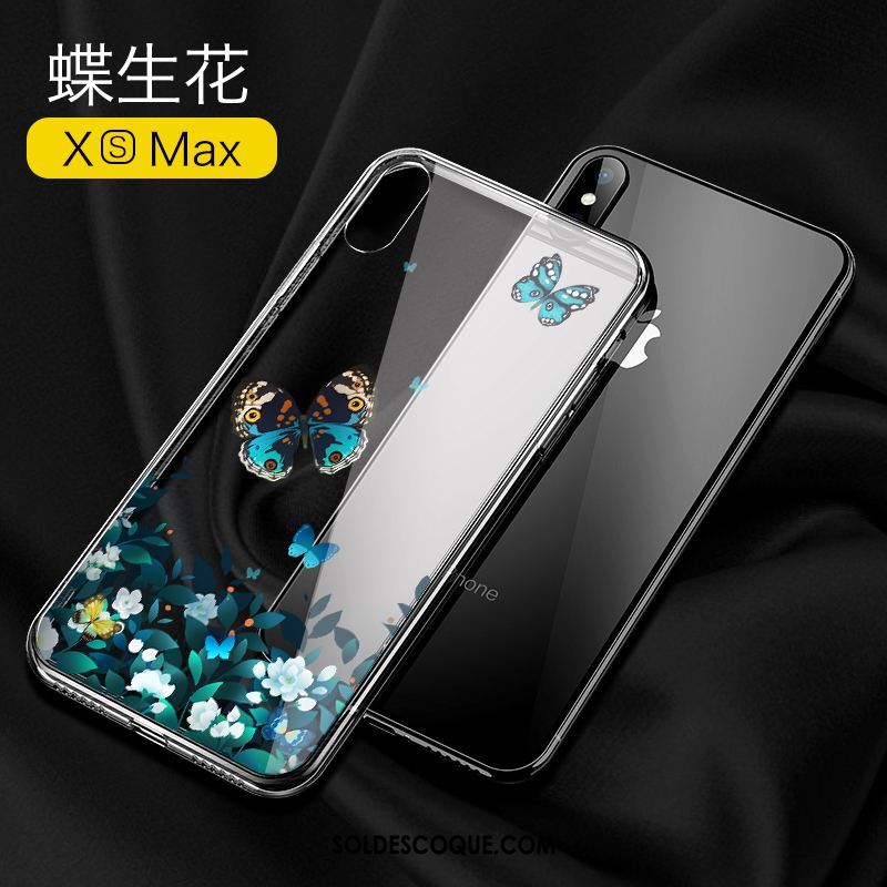 Coque iPhone Xs Max Créatif Personnalité Incassable Transparent Nouveau Pas Cher