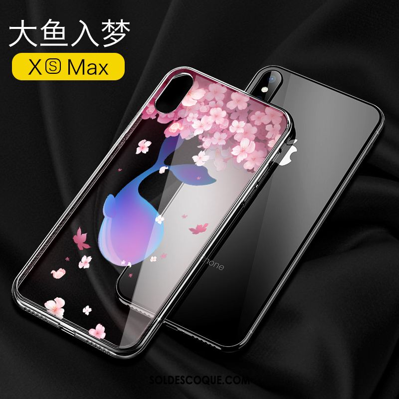 Coque iPhone Xs Max Créatif Personnalité Incassable Transparent Nouveau Pas Cher