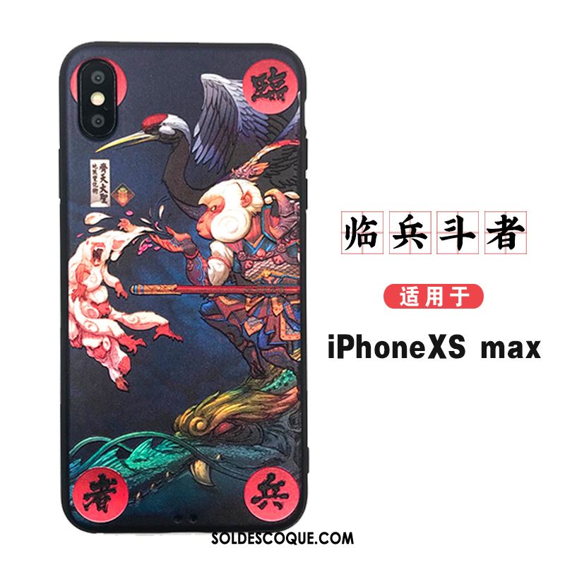 Coque iPhone Xs Max Créatif Personnalité Incassable Vent Ultra En Ligne