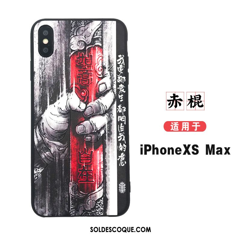 Coque iPhone Xs Max Créatif Personnalité Incassable Vent Ultra En Ligne