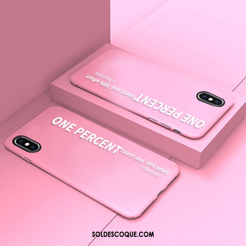 Coque iPhone Xs Max Difficile Simple Téléphone Portable Nouveau Marque De Tendance Pas Cher