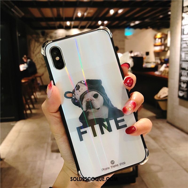 Coque iPhone Xs Max Incassable Marque De Tendance Coloré Tout Compris Personnalité En Vente