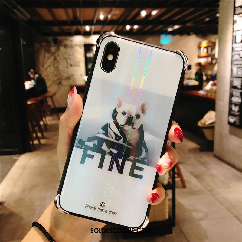 Coque iPhone Xs Max Incassable Marque De Tendance Coloré Tout Compris Personnalité En Vente