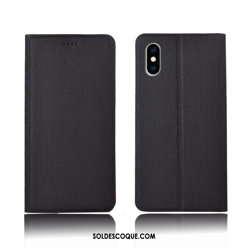 Coque iPhone Xs Max Marque De Tendance Tout Compris Téléphone Portable Créatif Étui En Cuir Soldes