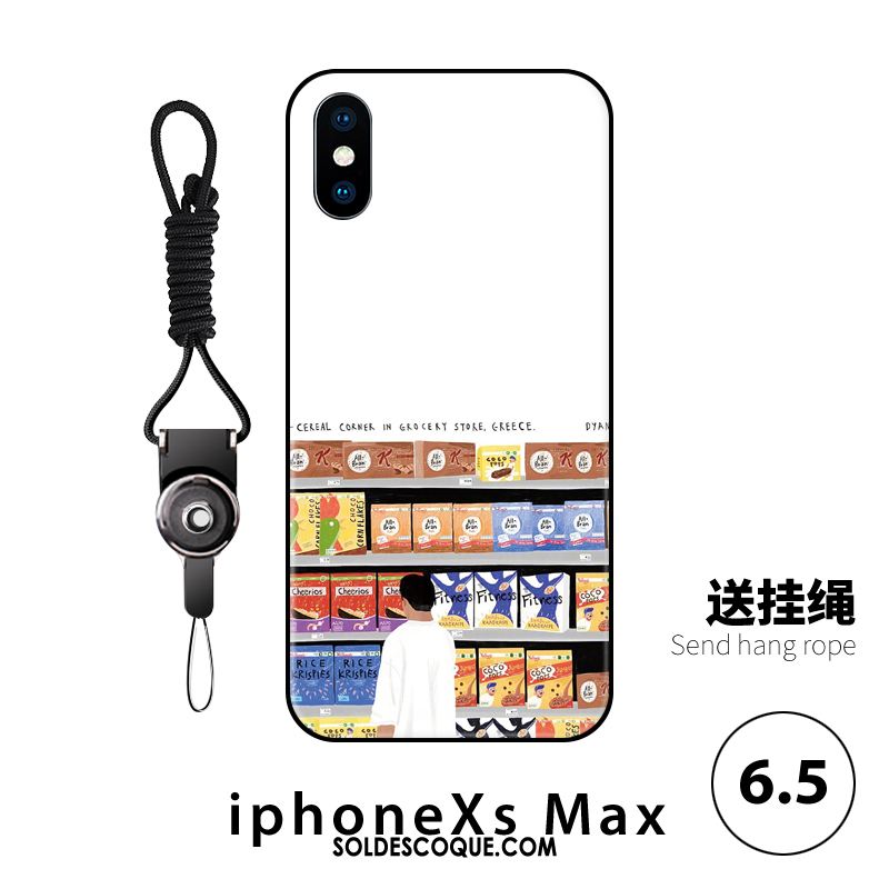 Coque iPhone Xs Max Ornements Suspendus Nouveau Protection Fluide Doux Incassable Pas Cher