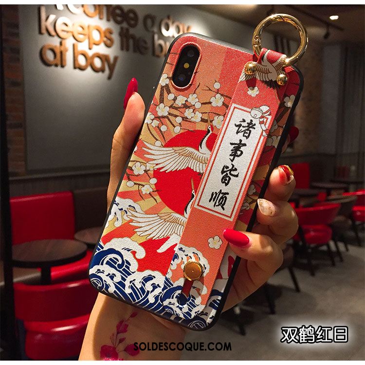 Coque iPhone Xs Max Personnalité Créatif Support Silicone Tendance Housse En Vente