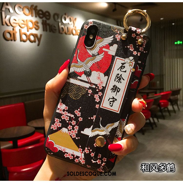 Coque iPhone Xs Max Personnalité Créatif Support Silicone Tendance Housse En Vente