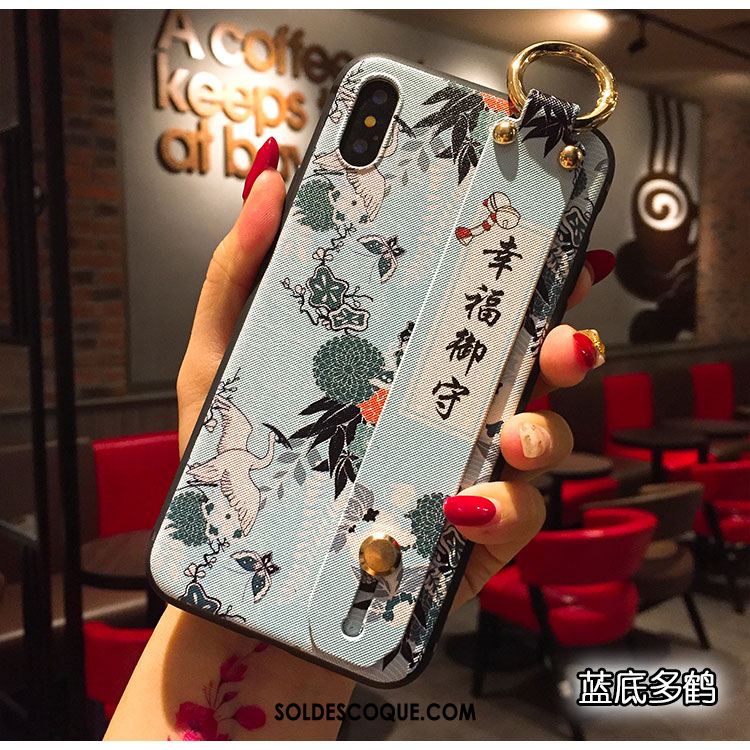 Coque iPhone Xs Max Personnalité Créatif Support Silicone Tendance Housse En Vente