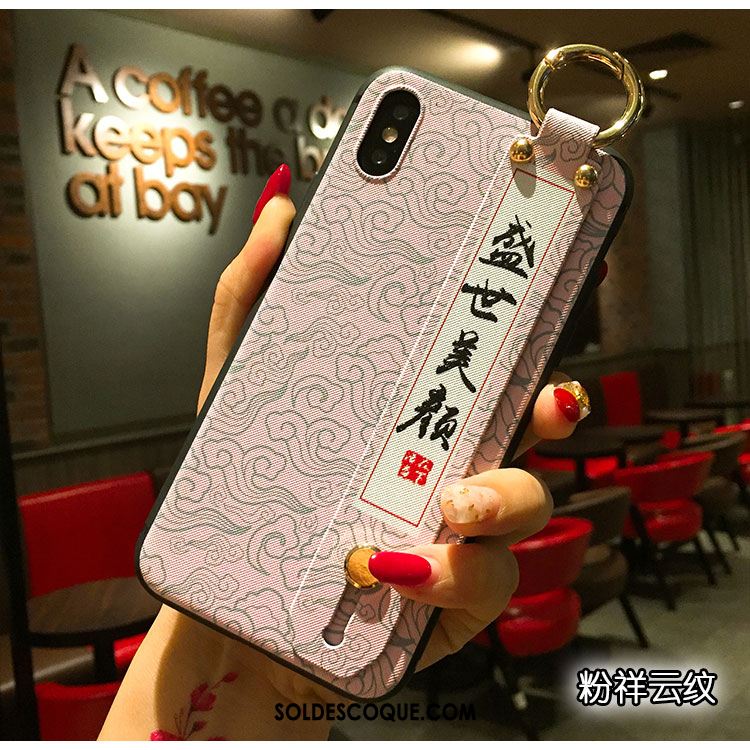 Coque iPhone Xs Max Personnalité Créatif Support Silicone Tendance Housse En Vente