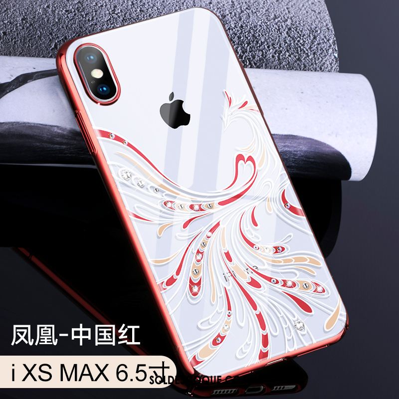 Coque iPhone Xs Max Placage Étui Or Incassable Tout Compris Housse En Ligne