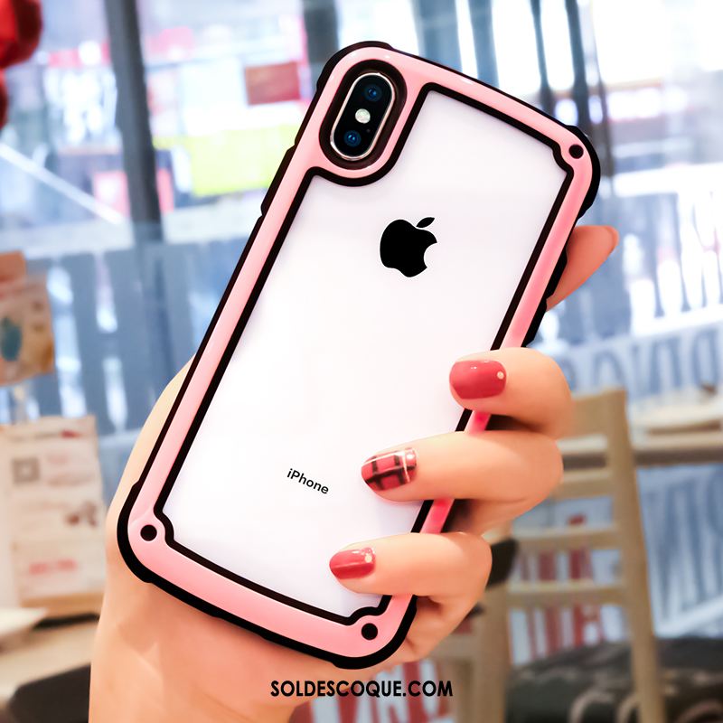 Coque iPhone Xs Max Protection Incassable Étui Marque De Tendance Fluide Doux Housse En Ligne