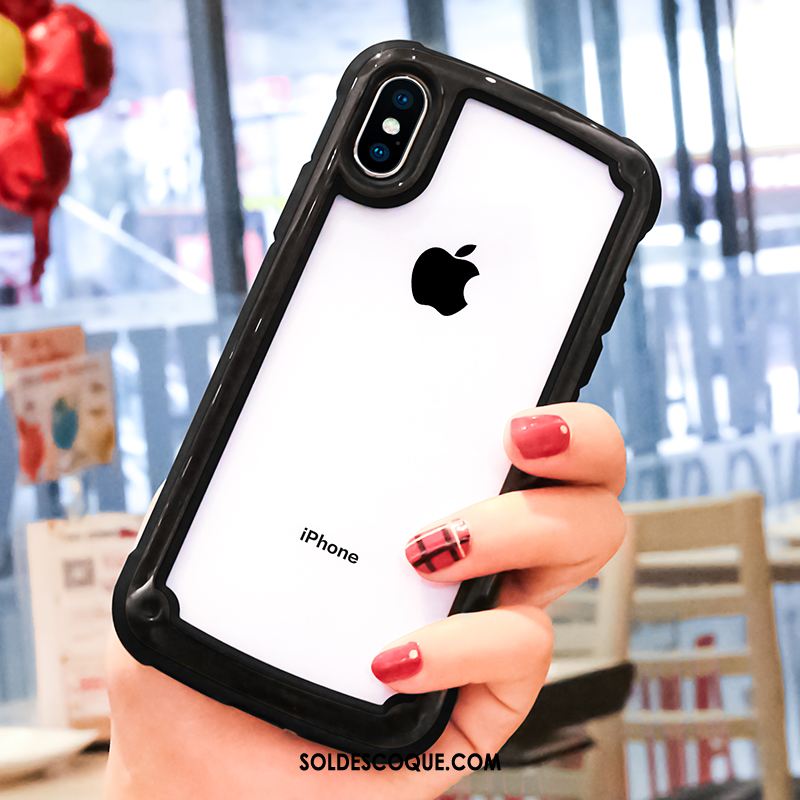 Coque iPhone Xs Max Protection Incassable Étui Marque De Tendance Fluide Doux Housse En Ligne