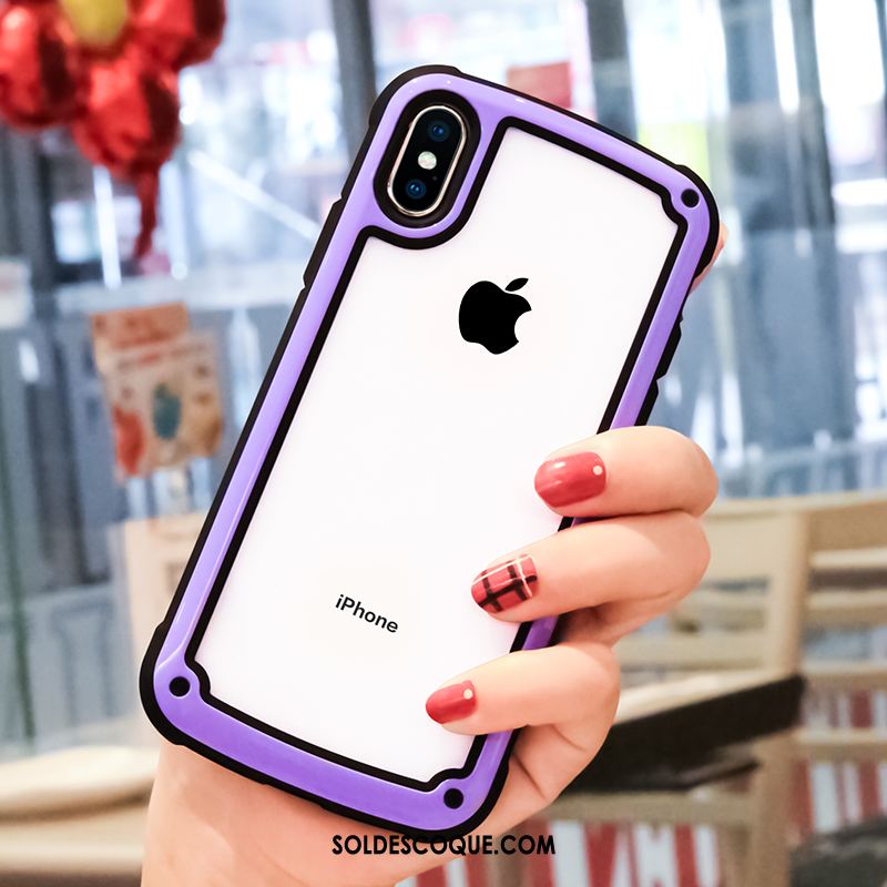 Coque iPhone Xs Max Protection Incassable Étui Marque De Tendance Fluide Doux Housse En Ligne