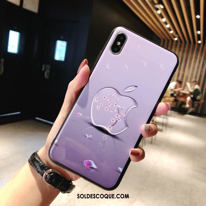 Coque iPhone Xs Max Silicone Incassable Téléphone Portable Nouveau Personnalité Soldes