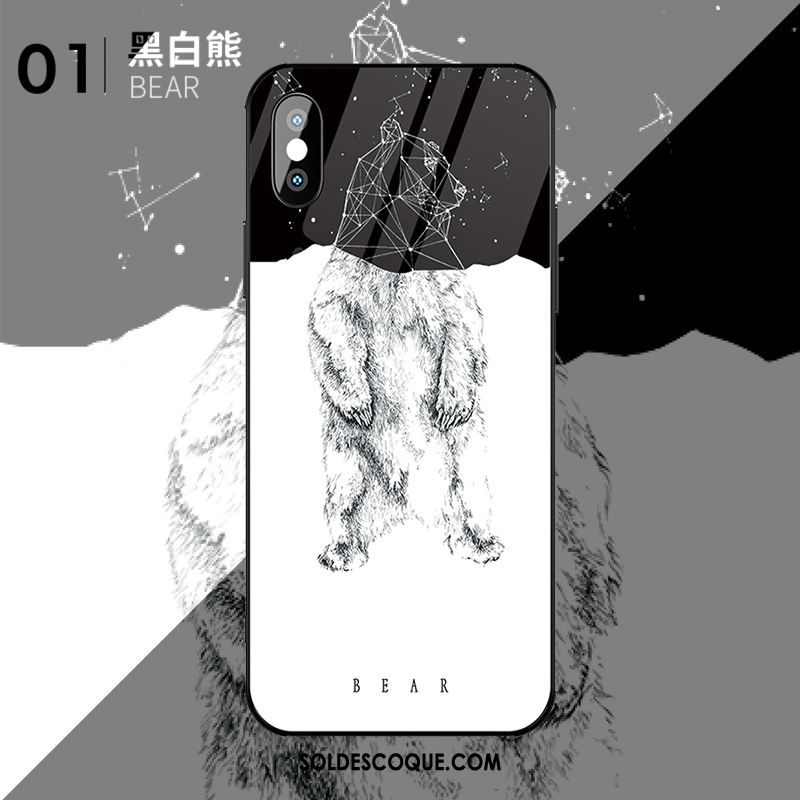 Coque iPhone Xs Max Simple Marque De Tendance Créatif Tout Compris Nouveau En Ligne