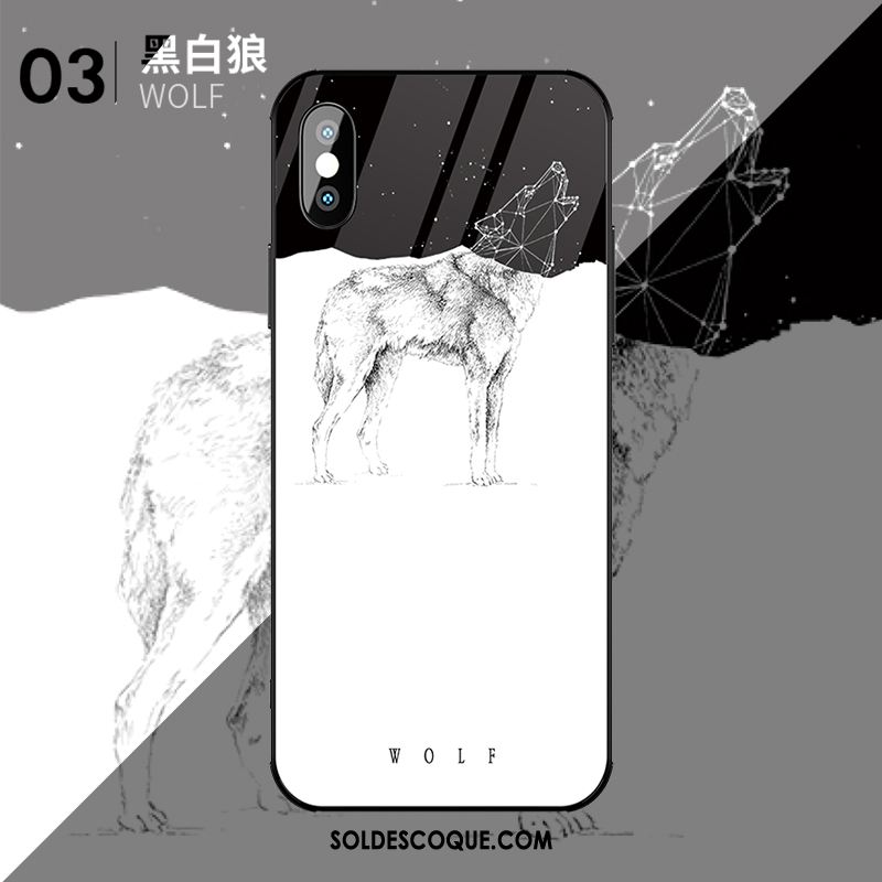 Coque iPhone Xs Max Simple Marque De Tendance Créatif Tout Compris Nouveau En Ligne