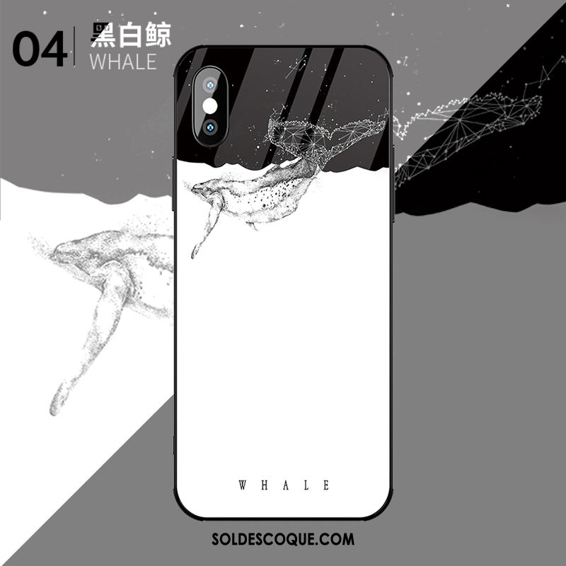 Coque iPhone Xs Max Simple Marque De Tendance Créatif Tout Compris Nouveau En Ligne