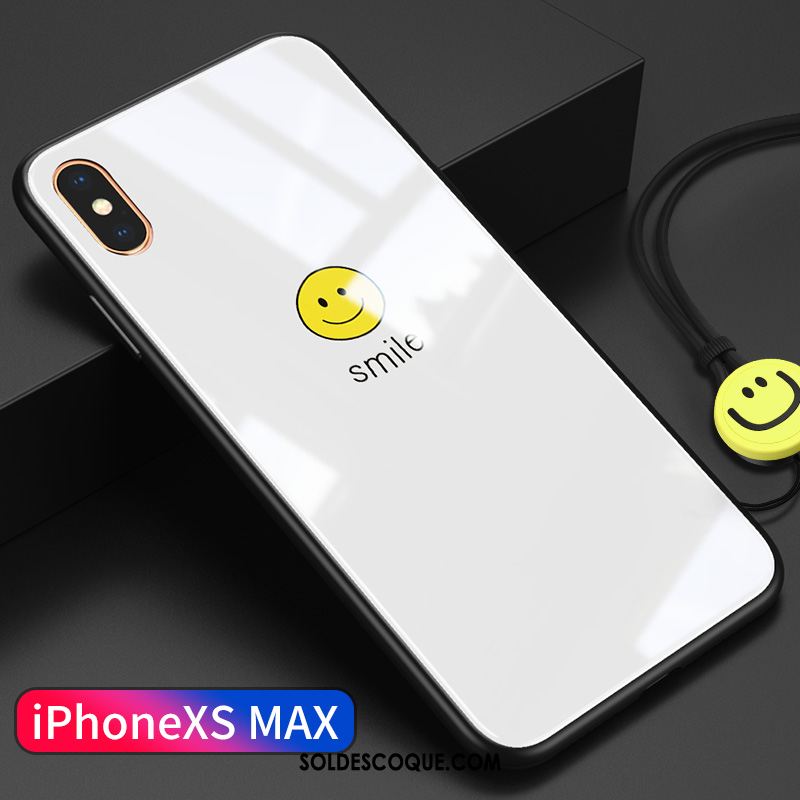 Coque iPhone Xs Max Souriant Ornements Suspendus Nouveau Tout Compris Amoureux Soldes