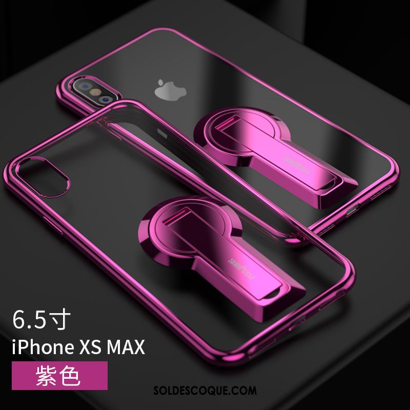 Coque iPhone Xs Max Support Créatif Personnalité Net Rouge Silicone France