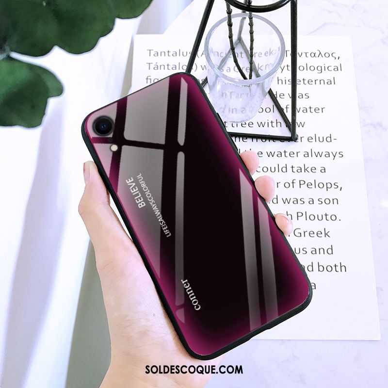 Coque iPhone Xs Max Tout Compris Verre Téléphone Portable Rouge Étui France