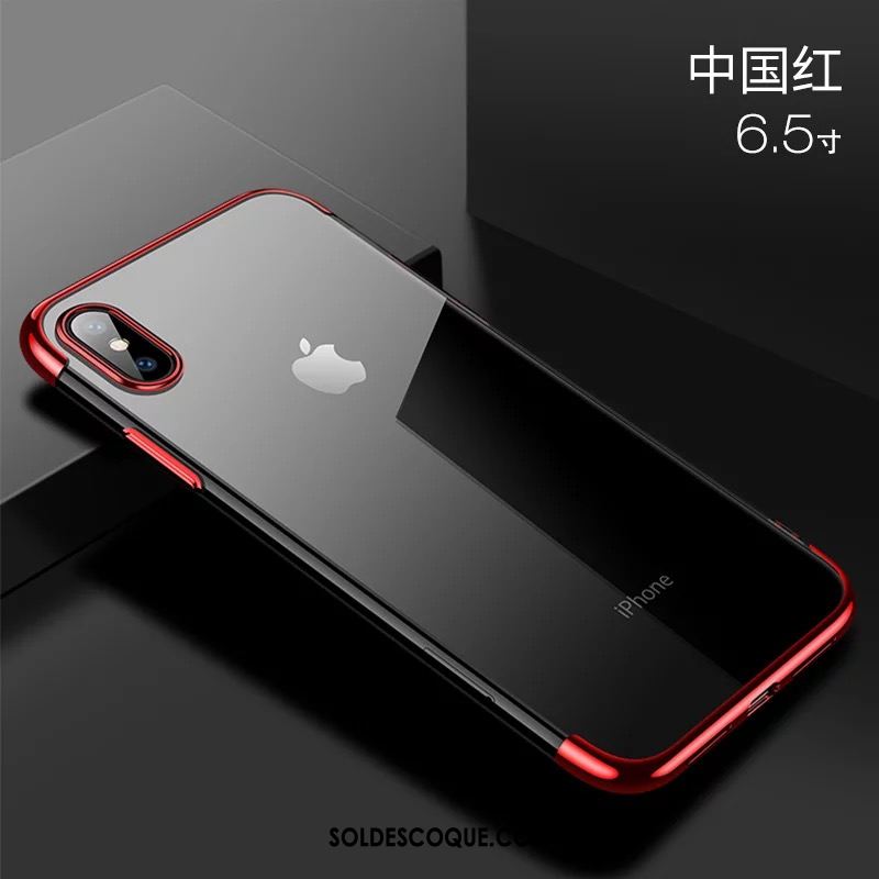Coque iPhone Xs Max Transparent Luxe Très Mince Tout Compris Protection Pas Cher