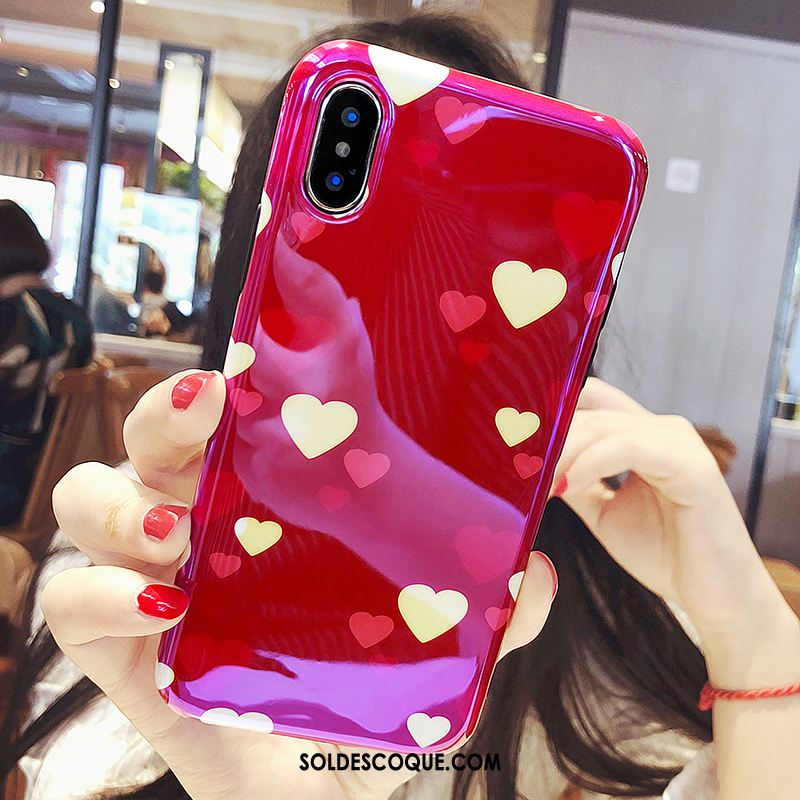 Coque iPhone Xs Max Téléphone Portable Créatif Incassable Silicone Amoureux En Vente