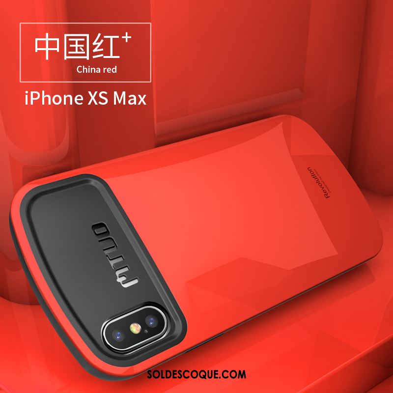 Coque iPhone Xs Max Téléphone Portable Créatif Personnalité Nouveau Net Rouge Pas Cher