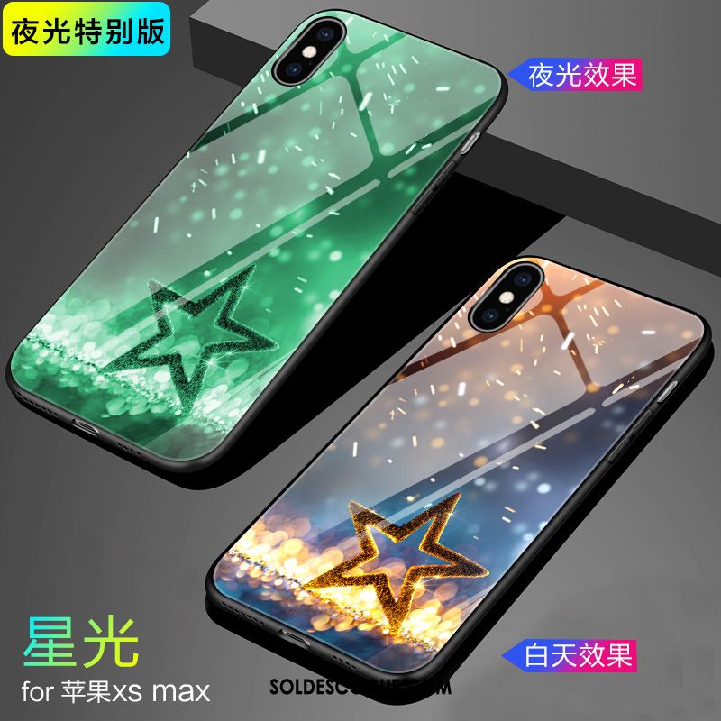 Coque iPhone Xs Max Téléphone Portable Personnalité Tout Compris Verre Silicone France