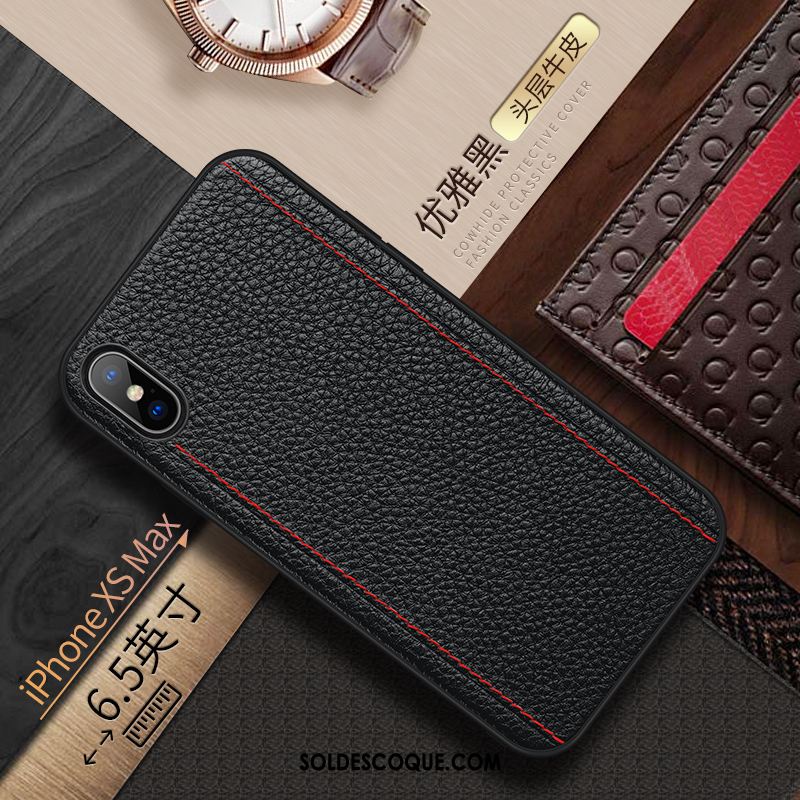 Coque iPhone Xs Max Téléphone Portable Très Mince Tendance Luxe Qualité Pas Cher