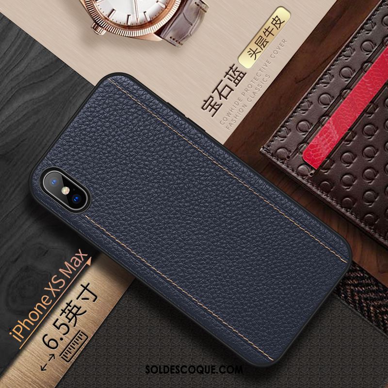 Coque iPhone Xs Max Téléphone Portable Très Mince Tendance Luxe Qualité Pas Cher