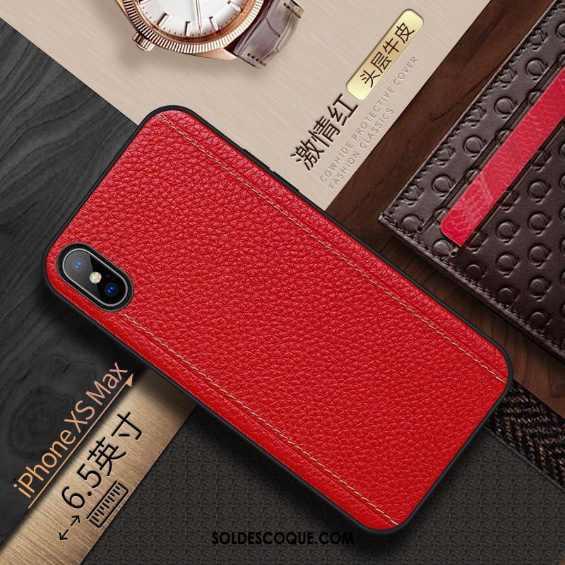 Coque iPhone Xs Max Téléphone Portable Très Mince Tendance Luxe Qualité Pas Cher