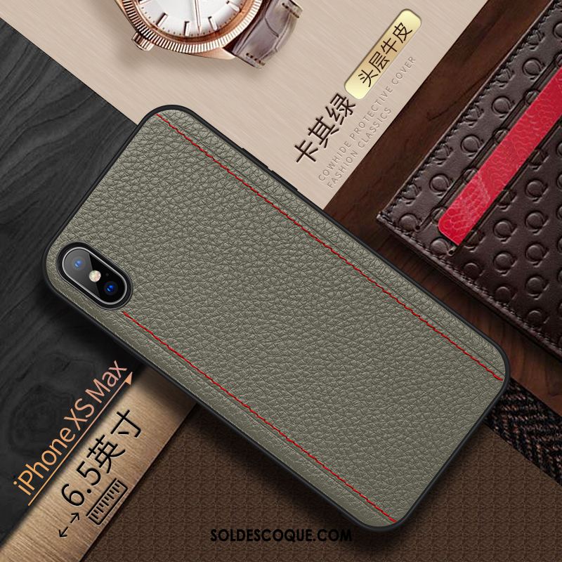 Coque iPhone Xs Max Téléphone Portable Très Mince Tendance Luxe Qualité Pas Cher