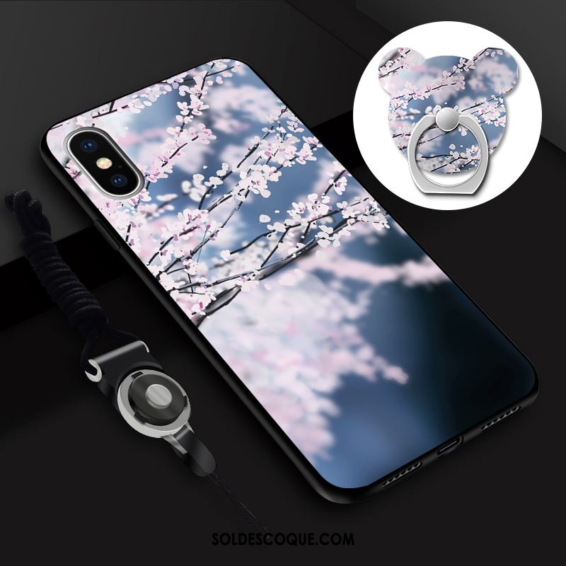 Coque iPhone Xs Personnalité Créatif Dessin Animé Membrane Téléphone Portable Housse Pas Cher