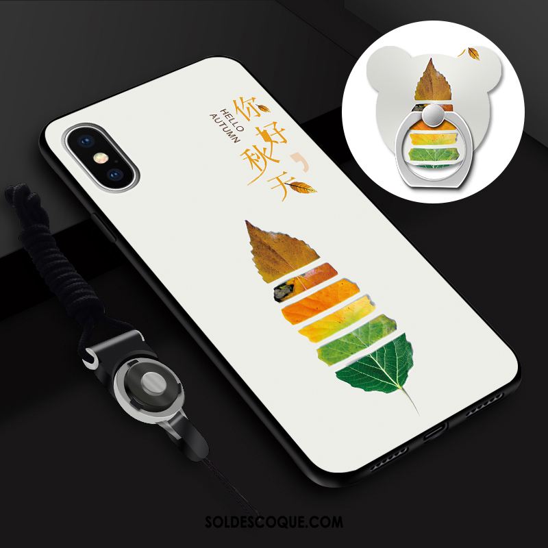 Coque iPhone Xs Personnalité Créatif Dessin Animé Membrane Téléphone Portable Housse Pas Cher