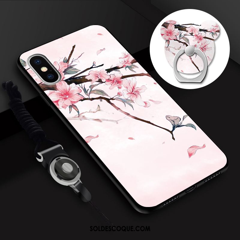 Coque iPhone Xs Personnalité Créatif Dessin Animé Membrane Téléphone Portable Housse Pas Cher