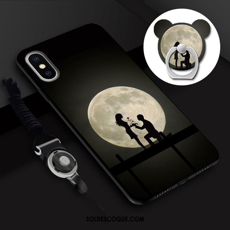 Coque iPhone Xs Personnalité Créatif Dessin Animé Membrane Téléphone Portable Housse Pas Cher