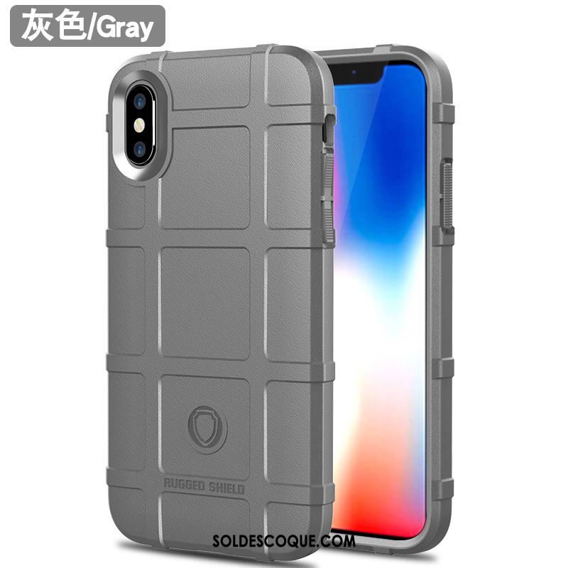 Coque iPhone Xs Protection Noir Téléphone Portable Tout Compris Étui Pas Cher