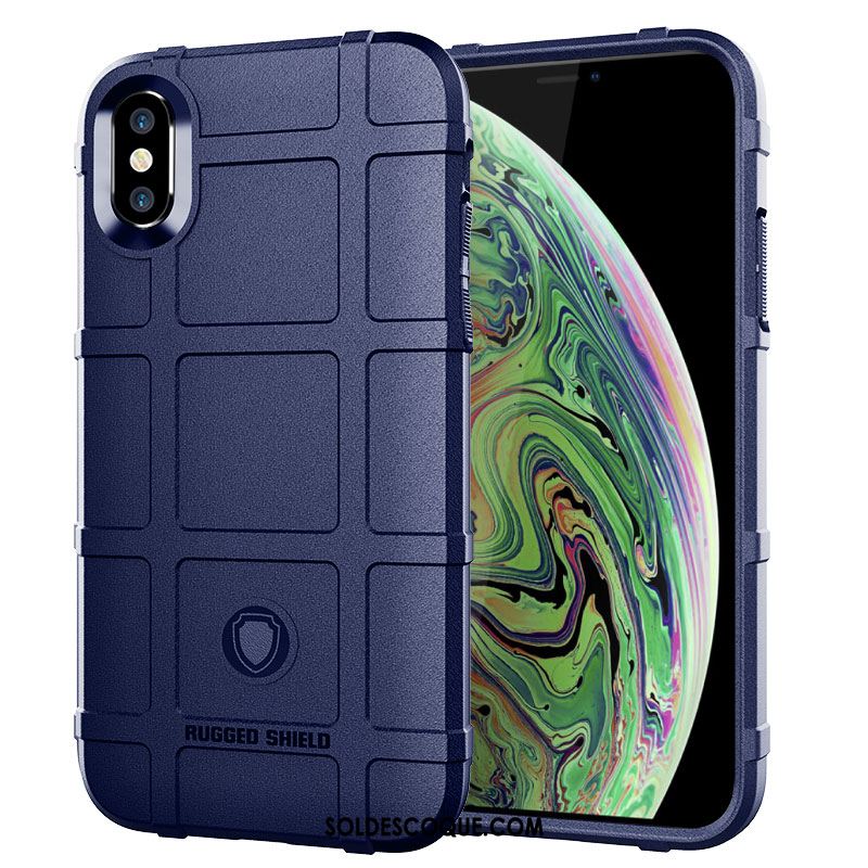 Coque iPhone Xs Protection Noir Téléphone Portable Tout Compris Étui Pas Cher