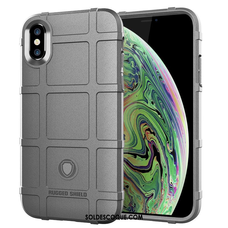 Coque iPhone Xs Protection Noir Téléphone Portable Tout Compris Étui Pas Cher