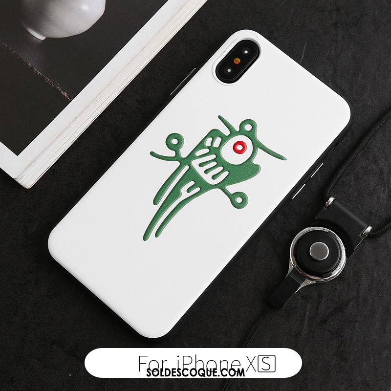 Coque iPhone Xs Richesse Amoureux Créatif Marque De Tendance Téléphone Portable Soldes