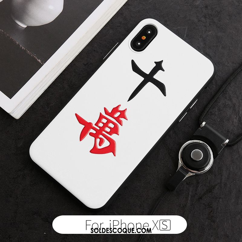 Coque iPhone Xs Richesse Amoureux Créatif Marque De Tendance Téléphone Portable Soldes