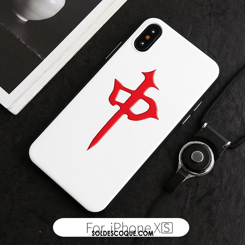 Coque iPhone Xs Richesse Amoureux Créatif Marque De Tendance Téléphone Portable Soldes