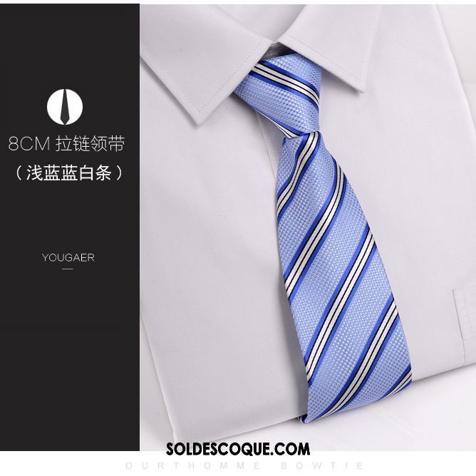 Cravate Homme Bleu Foncé Vêtements De Cérémonie Paresseux Fermeture Éclair Noir En Ligne