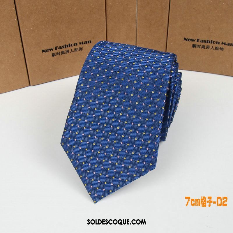 Cravate Homme Boite Cadeau Le Marié Vêtements De Cérémonie Entreprise Bleu Soldes
