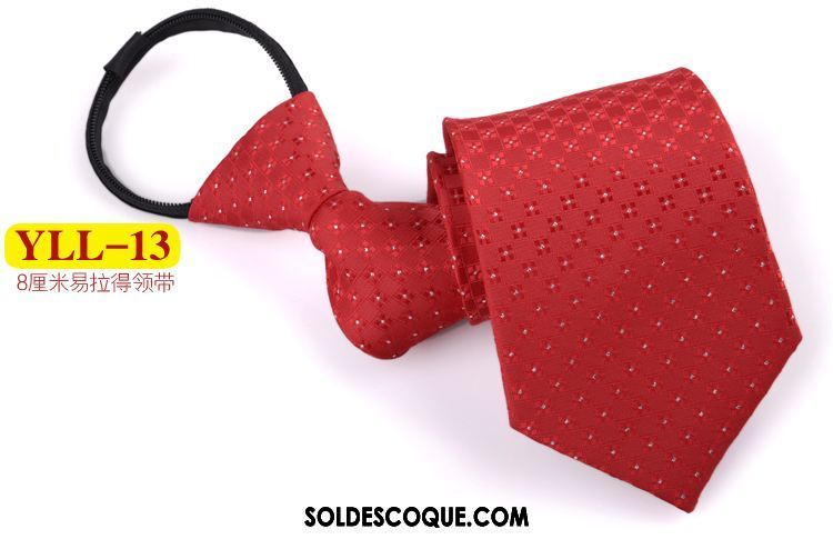 Cravate Homme Le Marié Marier Entreprise Vêtements De Cérémonie Rouge Soldes