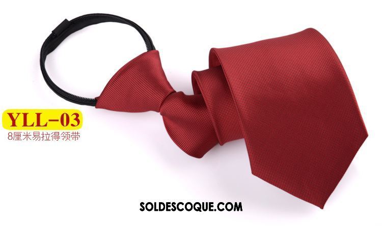 Cravate Homme Le Marié Marier Entreprise Vêtements De Cérémonie Rouge Soldes