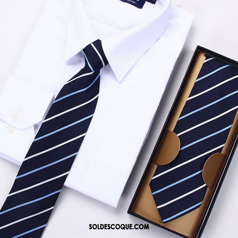 Cravate Homme Vêtements De Cérémonie Rayé Bleu Étudiant Loisir En Ligne